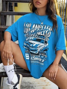 DTG Camisetas de mujer Camiseta casual para mujer Camiseta de gran tamaño Mujer - Product Image 4