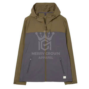 แจ็กเก็ตกันฝนมีฮู้ดสำหรับผู้ชาย, แจ็คเก็ตกันลมสำหรับเดินป่าและกลางแจ้งฤดูหนาว - Product Image 1