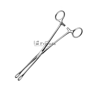Forester ranurado (esponja) fórceps de obstetricia médica dentado recto curvo 18cm soporte de esponja fórceps - Product Image 4