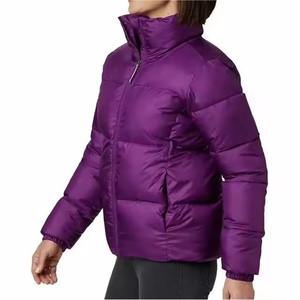 แจ็กเก็ตแบบบอมเบอร์ของผู้หญิงผ้าไนลอนย้อมสีล้วนสีพื้นเทรนด์ใหม่สำหรับฤดูใบไม้ร่วง/ฤดูหนาวแบบ2026 - Product Image 4