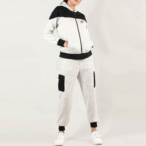 Custom Designed <b>Women's</b> Winter Tracksuit <b>Sets</b> Solid Color Breathable Windproof Eco-Friendly 100% Cotton Plus Size Lightweight - Product Image 5