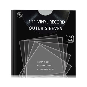 Meilleures ventes de pochettes en plastique jetables pour disques vinyles Plbagic LP et pochettes pour <span class=keywords><strong>CD</strong></span> en PE/PP de 7 pouces, motifs imprimés en plastique, 7 pouces, 12 pouces JS - Product Image 4