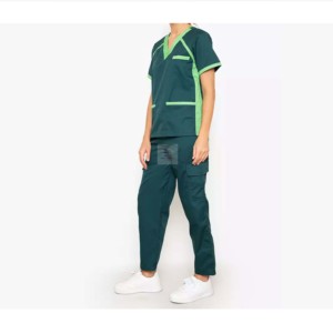 Venta caliente Hospital Uniformes Tops y pantalones de manga corta Clínica Personal Scrubs Uniformes - Product Image 6
