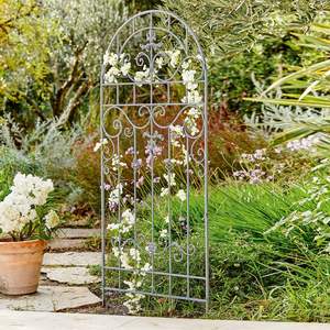 Treillis de jardin en métal d'extérieur pour légumes et vignes, support robuste pour la culture des plantes, décoration de jardin à domicile - Product Image 1