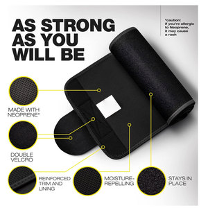 Cinturón de neopreno de alta calidad de Pakistán Moldeador de cuerpo con logotipo personalizable para adultos Material de alta calidad para protección - Product Image 6