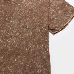 เสื้อยืดฟอกสีกรดสำหรับผู้ชายเสื้อยืดสีพื้นไซส์ใหญ่พิเศษออกแบบใหม่ล่าสุด - Product Image 6