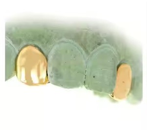 Tùy chỉnh Rắn vàng grillz đồ trang sức nha khoa mở mặt răng cửa Răng Nanh 10k 14k vàng trắng Rose Gold moissanite tốt piercing - Product Image 5