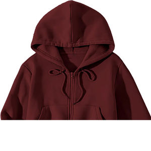 Vestido de Sudadera de Forro Polar Personalizado para Mujer, 100% Algodón, Transpirable, Resistente al Viento, Ecológico, con Diseño Bordado en Relieve en la Parte Delantera - Product Image 4