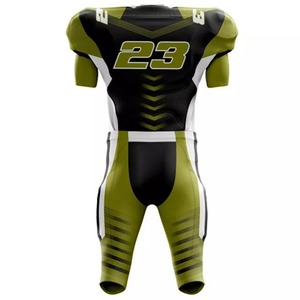 ชุดยูนิฟอร์มอเมริกันฟุตบอลแบบสั่งทำพิเศษ โพลีเอสเตอร์ 100% ระบายอากาศได้ดี ป้องกันแบคทีเรีย ป้องกันรังสียูวี กางเกงขาสั้นเอวยางยืด - Product Image 2