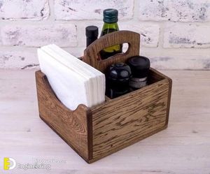 Serviette en résine et en bois de qualité supérieure porte-papier de soie serviette pour voiture restaurants ustensiles de cuisine vaisselle au meilleur prix - Product Image 6