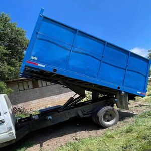 Qualité Benne/Dump Tracteur Remorque Draw Bar Ferme Construction Industries Agricoles Nouveau Utilisé Plein Essieu Pneu Haute France - Product Image 1