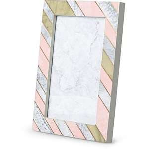 Cadre photo carré unique en résine à motif floral, écologique, durable, pour décoration de table ou murale, nouveau style, pour l'affichage de peintures et de dessins, taille moyenne - Product Image 3