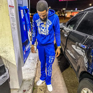 New Arrival Light Weight Solid Color <b>Men</b> Puff Print Hoodie Winter Warm Long Sleeve <b>Men</b> Puff Print Hoodie - Product Image 5