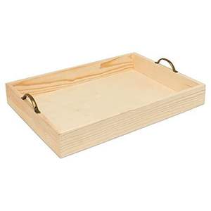 Bandeja de servicio de madera de diseño antiguo con mango de hierro chapado en oro Almohadillas y esteras al por mayor de la mejor calidad - Product Image 4