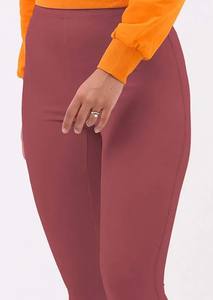 Recién llegado de fabricante profesional, mallas ajustadas de cintura alta transpirables de poliéster/Spandex/elastano para mujer - Product Image 5