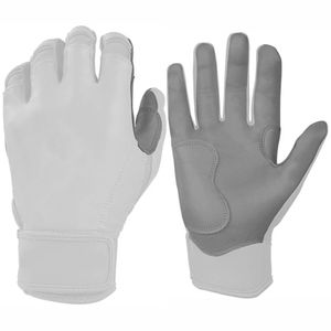 High Quality Professional Leather Baseball/Softball <b>Batting</b> Gloves Anti-Slip Breathable Quick-Dry Custom Logo Adult Closure Type - Product Image 2