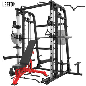 Hiệu Suất Cao Xách Tay Barbell Lưu Trữ Móc Đa-Chức Năng Trạm Điện Giá Với Smith Máy - Product Image 2