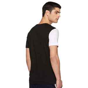 เสื้อยืดผู้ชายผ้าคอตตอนผสมโพลีเอสเตอร์ ไร้ตะเข็บ คุณภาพสูง พิมพ์โลโก้ขนาดใหญ่ สไตล์ลำลอง สตรีทแวร์ - Product Image 6