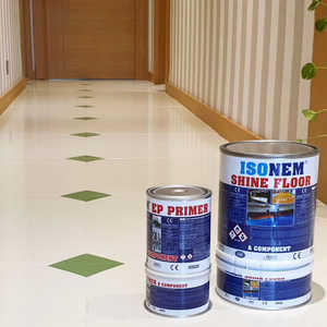 ISONEM SHINE FLOOR Cepillo líquido para interiores/exteriores de poliuretano de 2 partes que no amarillea/Revestimiento de suelo de rodillo hecho en Turquía - Product Image 2