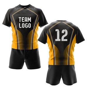 Ensemble d'uniformes de rugby pour hommes en gros nouveau maillot sublimé cousu avec short uniformes de rugby d'équipes de club professionnelles - Product Image 4