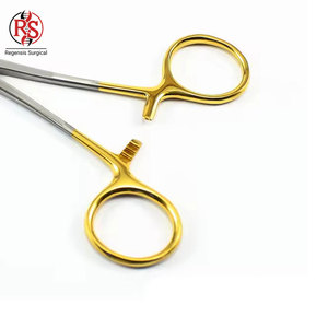 Porte-aiguilles Halsey sur mesure en acier inoxydable, instruments chirurgicaux, porte-aiguilles Halsey - Product Image 5