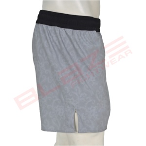 Personnalisé Nouveau Durable MMA BJJ Fight Wear Short Light Weight Grappling No Gi Training Four Way Stretch Tissu peigné écologique - Product Image 3