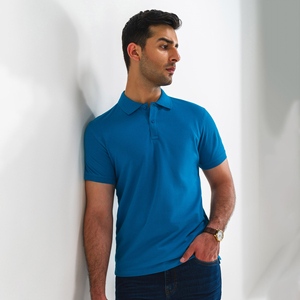 Precio bajo, venta al por mayor, polos en blanco, logotipo bordado personalizado, polos lisos, impresión personalizada, polos de secado rápido para hombres - Product Image 2