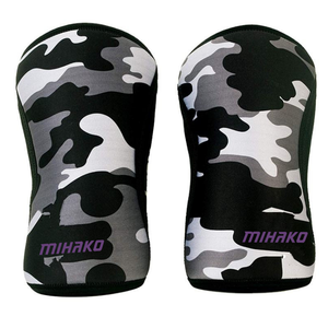 Accesorios deportivos Mangas de rodilla Venta al por mayor 2025 Mangas de rodilla personalizadas Levantamiento de pesas Mangas de rodilla personalizadas - Product Image 6