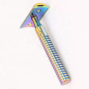 Navaja de Seguridad de Doble Filo para Barberos Profesionales, Cuchillas de Acero Inoxidable Superresistentes para Afeitar la Cara, el Cuerpo y el Bikini - Instrumentos Kaamir - Product Image 4