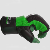 Guantes de Entrenamiento de MMA de Cuero Genuino Ligeros de Alta Calidad, Absorbentes de Humedad, de Secado Rápido, Personalizables, para Artes Marciales y Boxeo BLAZE