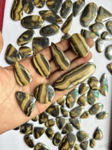 Natural Schalenblende piedras preciosas sueltas cabujón mezcla forma y tamaño para la fabricación de joyas lote de suministro - Product Image 3