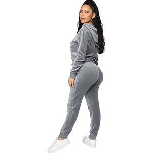 Pakistan Manufacture Made Sweatsuits For <b>Women</b> Premium Quality Fabric 100% <b>Velour</b> Embroidery Logo Design Latest Design 2025 - Product Image 6