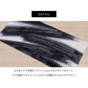 Alfombra interior Haruyata azul marino M + Home aprox. Alfombrillas de cocina de 60 × 120cm - Product Image 5