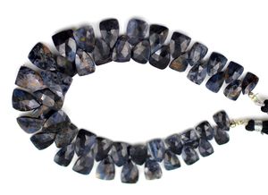 ลูกปัดพลอยธรรมชาติจาก Pietersite ทำมือรูปทรงล้านล้านเหลี่ยมเพชรพลอยคุณภาพสูง8นิ้วเครื่องประดับหิน - Product Image 2