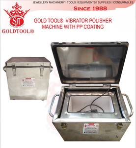 Limpiador y pulidor de joyas Vibrador Pulidor Acabado Máquina de tambor - Product Image 5