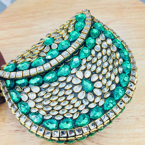 traditional mosaic clutch <b>bag</b> with detailed craftsmanship Handmade Evening Clutches for Women's Celebrations By HAND MADE CRAFT - Product Image 5