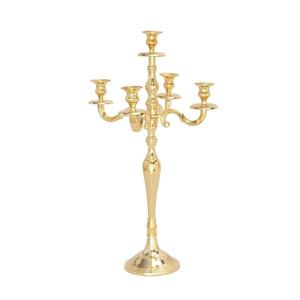 <b>Silver</b> & Gold Plated Candelabra Brass Crystal Bead Jars Elegant <b>Candle</b> <b>Holder</b> And <b>Candle</b> Stand At Competitive prices - Product Image 5