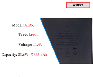 A1582<span class=keywords><strong>แบ</strong></span><span class=keywords><strong>ต</strong></span>เตอรี่แล็ปท็อปสำหรับ <span class=keywords><strong>MacBook</strong></span> <span class=keywords><strong>Pro</strong></span> 16นิ้ว2019 6559มิลลิแอมป์<span class=keywords><strong>ต</strong></span>่อชั่วโมง - Product Image 4