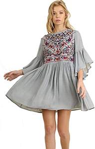 Robe longue brodée de couleur rouge à bas prix, avec manches 2022 et robe de soirée Sexy pour femmes, 3/4 - Product Image 4