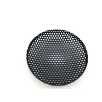Grille de haut-parleur ronde en acier perforé, maille métallique, grille de haut-parleur, filtre pour haut-parleur, panneau en acier perforé en nid d'abeille