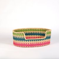 Panier en jonc de mer pour chien, panier bolga tissé à la main pour animaux de compagnie, lits de qualité pour animaux de compagnie du Vietnam, prix bon marché, quantité en vrac