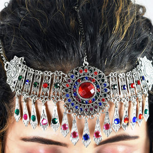 ชุดเครื่องประดับจากอัฟกานิสถานชุดเครื่องประดับงานแต่งงานแฟชั่นล่าสุดราคาถูกของ100% - Product Image 4