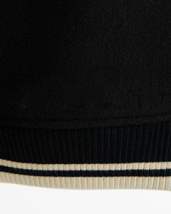 Chaqueta Universitaria de Invierno de Lana 100% de Alta Calidad, con Capucha, Impermeable, Bordada, Estilo Universitario, Diseño de Béisbol - Product Image 3