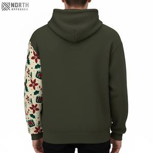 Último diseño de alta calidad de peso pesado 100% algodón sudaderas con capucha para hombre pulóver Streetwear chándales Denimes Fleece Hoodie Reversible - Product Image 2