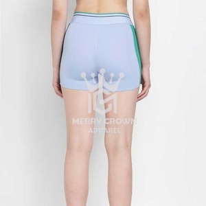 Short de fitness sans couture personnalisé pour femmes Short de vélo taille moyenne avec short d'entraînement pour femmes à motif solide - Product Image 2