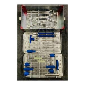 ชุดเครื่องมือรักษาเสถียรภาพกระดูกสันหลังแบบแมนนวลชุดผ่าตัดระดับพรีเมียมสำหรับการผ่าตัดกระดูกสันหลัง - Product Image 1