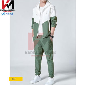 ชุดวอร์มผู้ชายแบบ 2 ชิ้น ชุดออกกำลังกายแบบมีซิปเต็มตัว สำหรับผู้ชาย ชุดวิ่ง ชุดกีฬา ชุดลำลองสำหรับออกกำลังกาย - Product Image 2