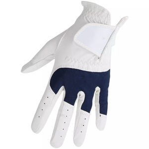 Gant de golf en cuir Cabretta de qualité supérieure pour homme, respirant, sports d'hiver, main droite et gauche, blanc - Product Image 6