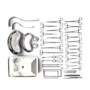 Juego de Instrumentos Quirúrgicos Manuales de Acero Inoxidable de Primera Calidad para Apendicectomía y Cirugía General con Pinzas y Portaagujas, Certificado CE - Product Image 2