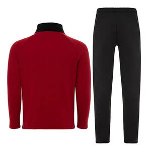 Chándal deportivo de 2 piezas para hombre, unisex, respetuoso con el medio ambiente, 100% algodón, conjunto sólido para correr, venta al por mayor - Product Image 3